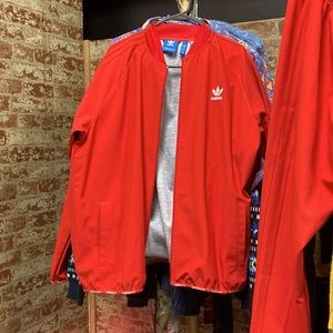 Adidas Red jump suit 2X